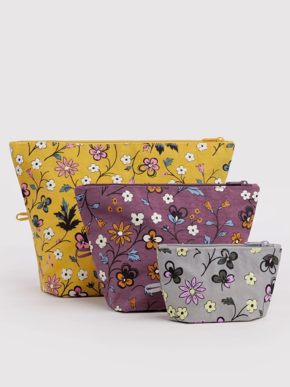 BAGGU Go Pouch Set In Wildwood Mix